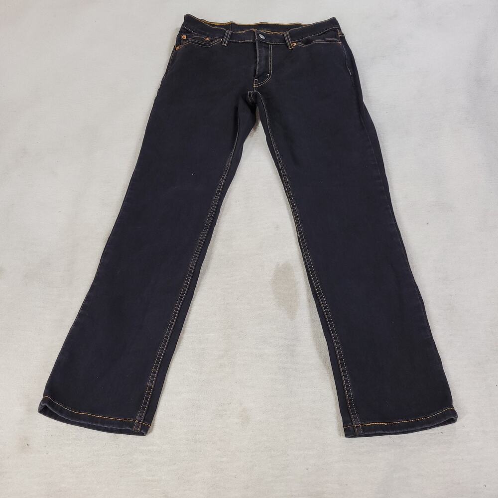 Levis Jeans Womens Size 30X30 Black Skinny Straight Pants WPL 423 Gorpcore Y2k - Picture 10 of 14